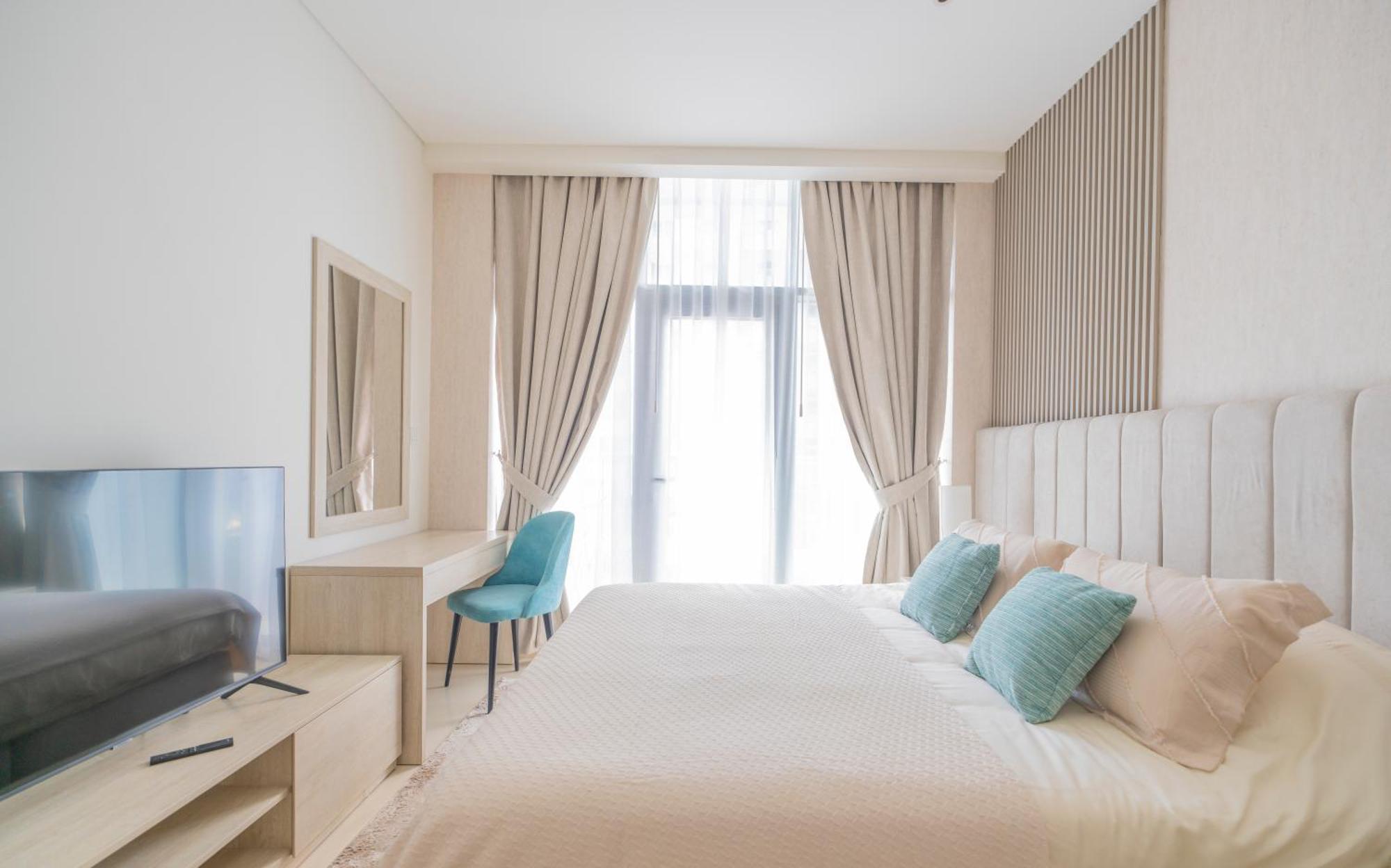 Studio With Pool And Private Beach Access On Palm Jumeirah Dubai Ngoại thất bức ảnh