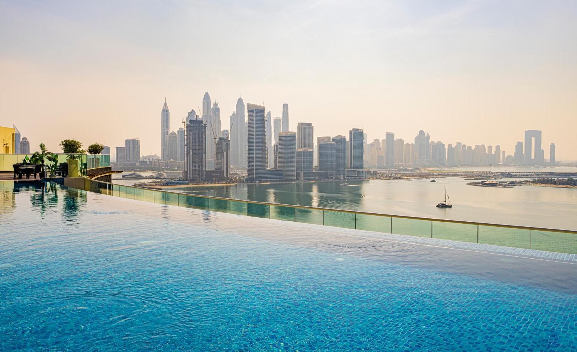 Studio With Pool And Private Beach Access On Palm Jumeirah Dubai Ngoại thất bức ảnh