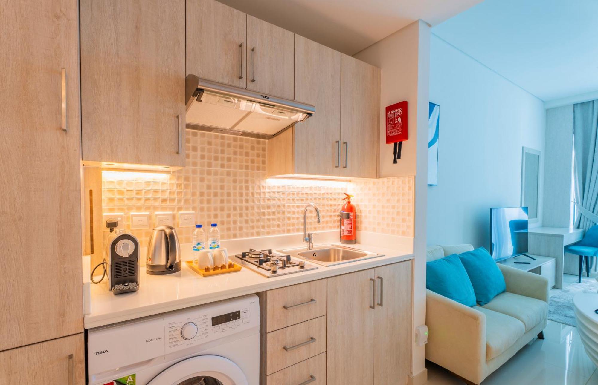 Studio With Pool And Private Beach Access On Palm Jumeirah Dubai Ngoại thất bức ảnh