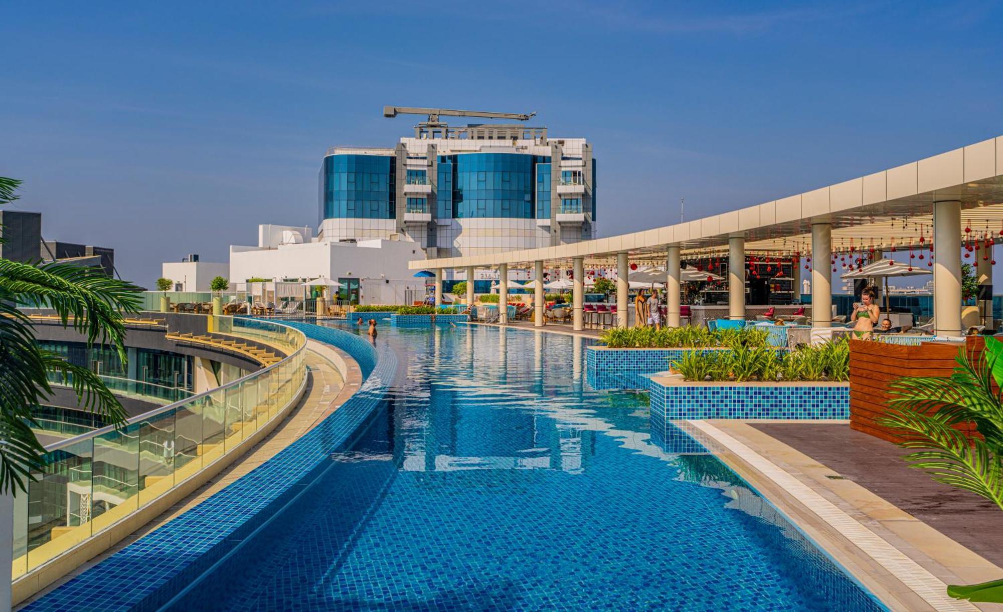 Studio With Pool And Private Beach Access On Palm Jumeirah Dubai Ngoại thất bức ảnh