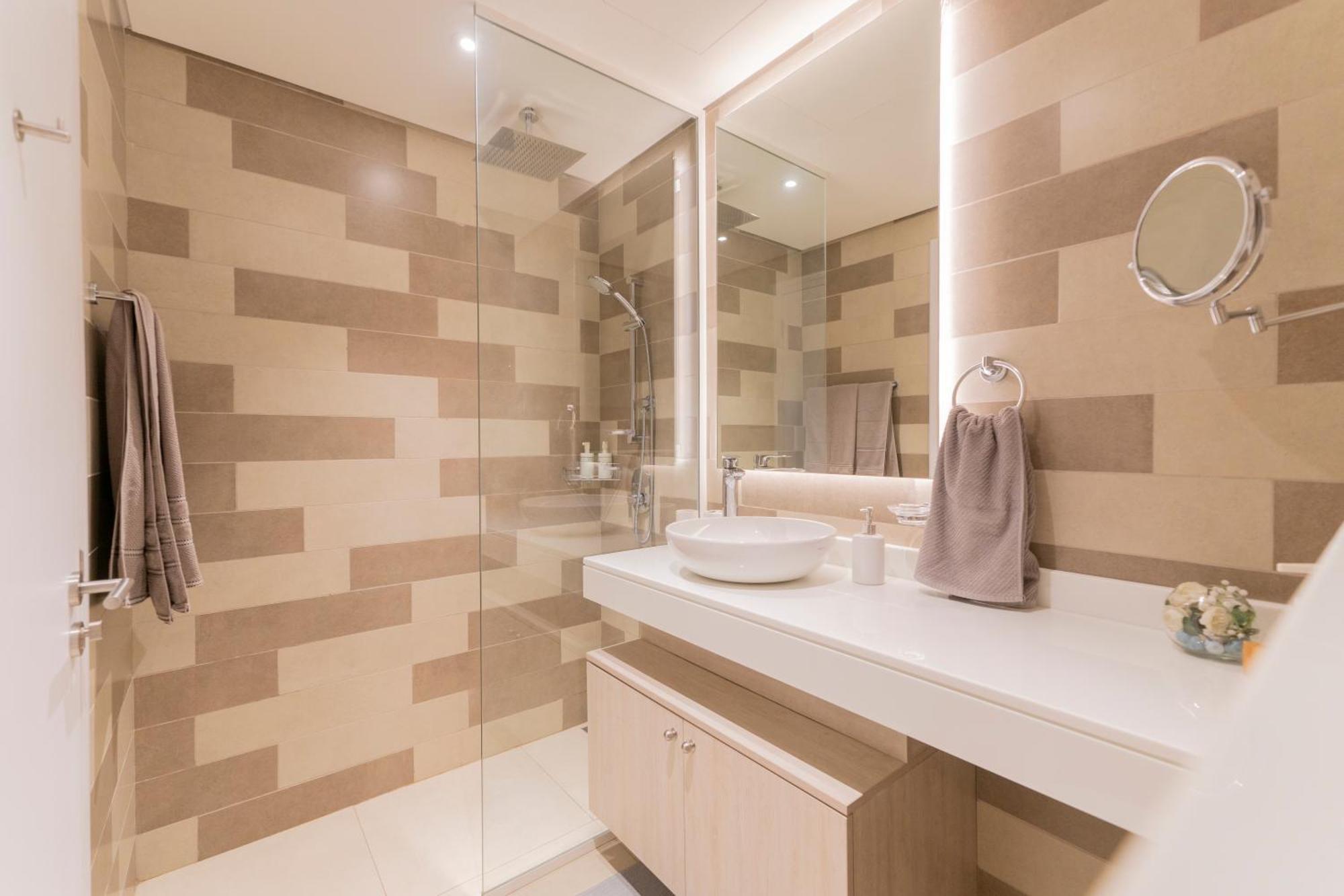 Studio With Pool And Private Beach Access On Palm Jumeirah Dubai Ngoại thất bức ảnh